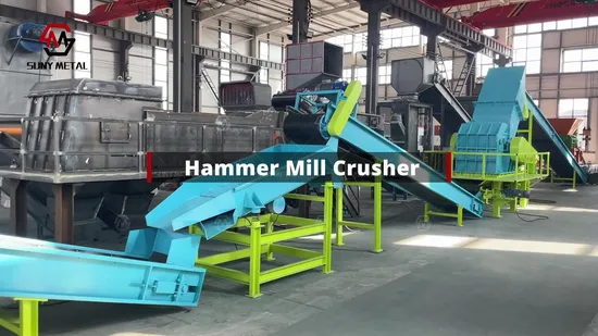 Best Factory Manufacturer Scrap Ferrous Metal Hammer Mill Aluminum Crushing Machine Scrap Motor Stator Crusher Recycling Equipment